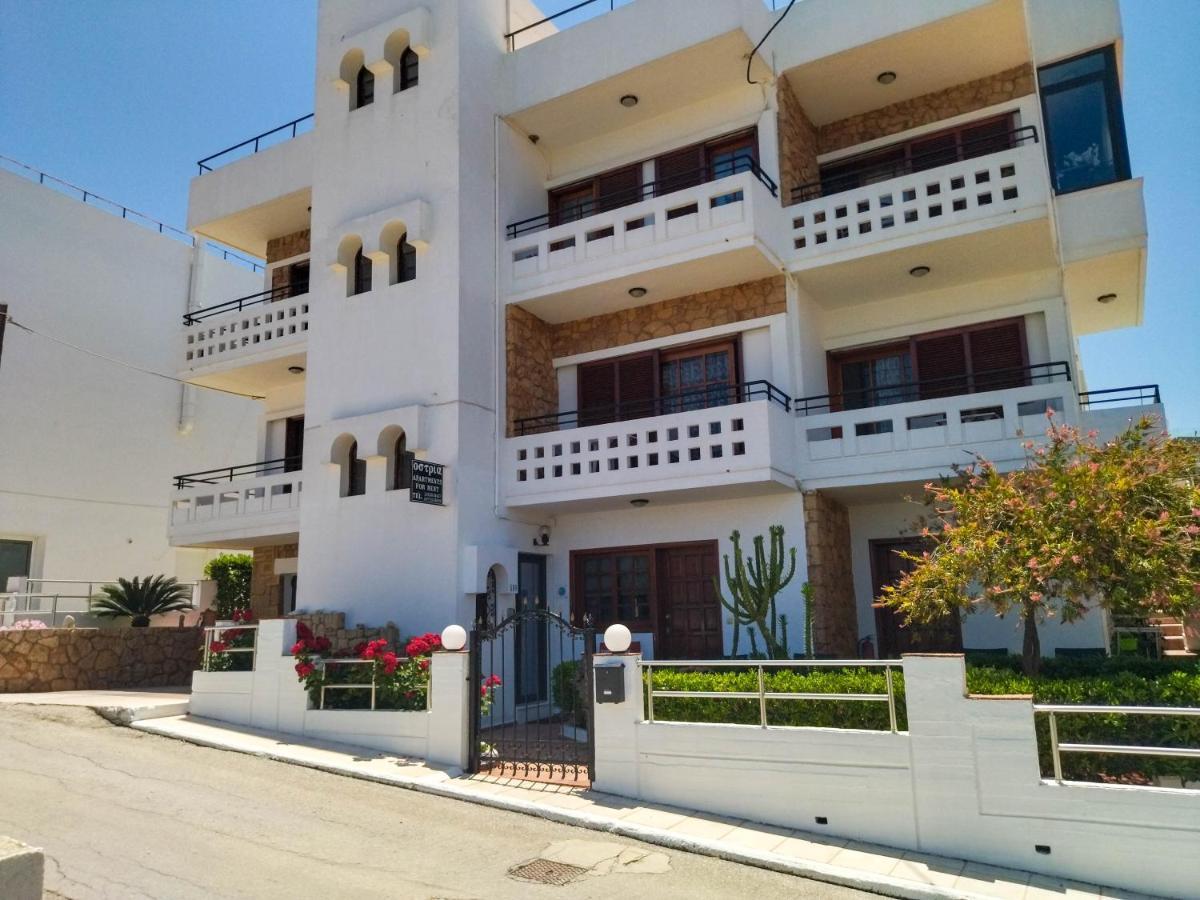 Ostria Apartments Kalives Kalyves Exterior foto
